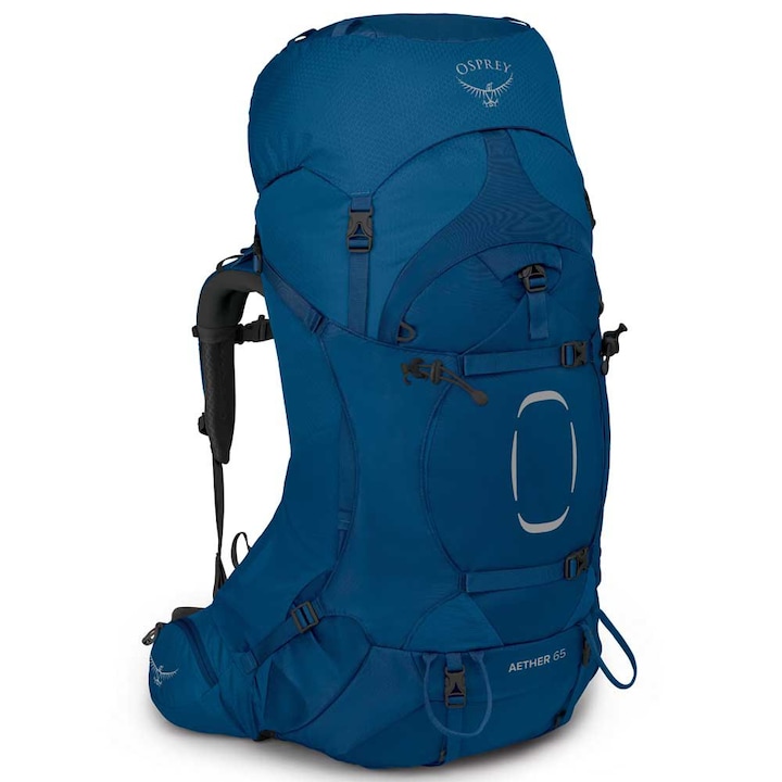 Спортна раница Osprey Aether, 65 L, Найлон, 80 x 38 x 25 cm, Син