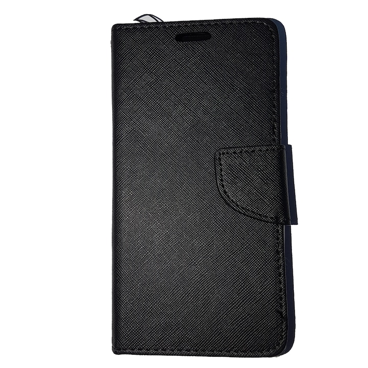 Husa tip Carte Pentru Sony Xperia X, F5321 Fancy Case Neagra