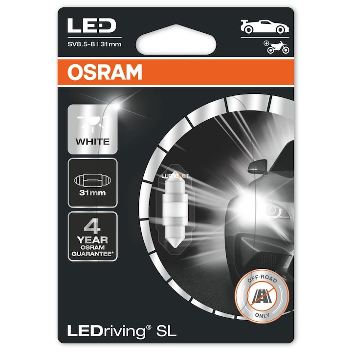 Osram LEDriving SL 6438DWP C3W 6000K 31mm bliszter 2020