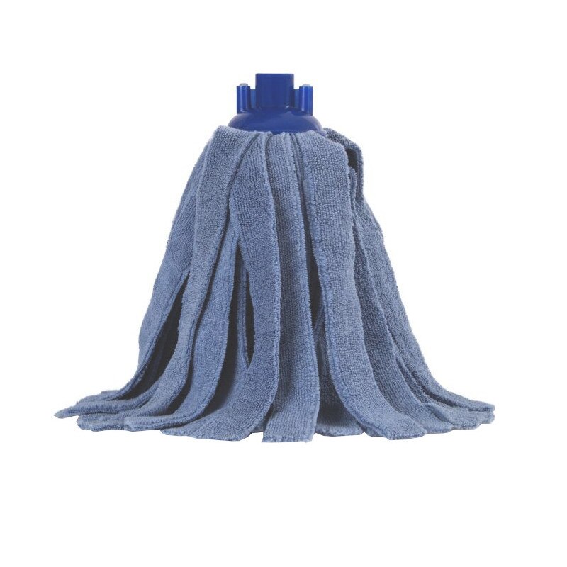 Rezerva mop microfibra, Zebra, 160 gr, albastru