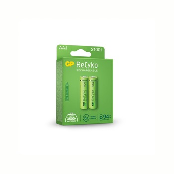 Baterie reincarcabila GP R6 AA 2100mAh RECYKO 210AAHCE-EB2 NiMH 2 buc. pack GP Baterie reincarcabila GP R6 AA 2100mAh RECYKO 210AAHCE-EB2 NiMH 2 buc. pack GP