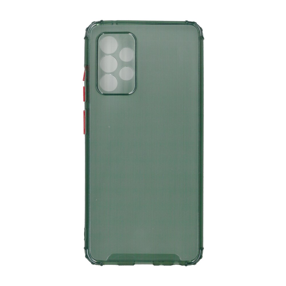 Husa din silicon anti crack, pentru Samsung Galaxy A52, verde