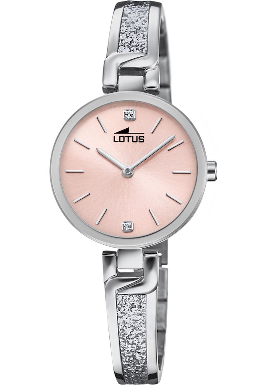 Ceas de dama Lotus 18722/2, 5 ATM, Argintiu