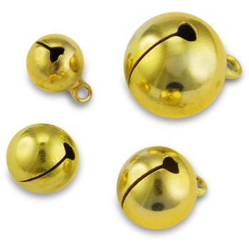 Set accesorii creatie, clopotei metalici rotunzi, Ø 10mm, 11 buc, auriu, Meyco Set accesorii creatie, clopotei metalici rotunzi, Ø 10mm, 11 buc, auriu, Meyco