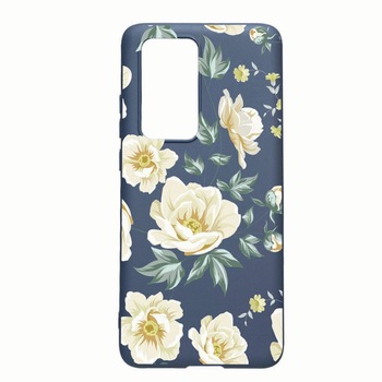 Husa Silicon Compatibila Cu Samsung Galaxy A72 4G / Galaxy A72 5G, Flowers, rezistenta la uzura, anti-alunecare, AlaskanBlue, AB126 Husa Silicon Compatibila Cu Samsung Galaxy A72 4G / Galaxy A72 5G, Flowers, rezistenta la uzura, anti-alunecare, AlaskanBlue, AB126
