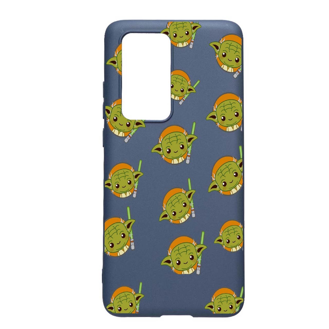 Husa Silicon Star Wars Baby Yoda, compatibila cu Samsung Galaxy A52 4G / Galaxy A52 5G, rezistenta la uzura, anti-alunecare, AlaskanBlue, AB420