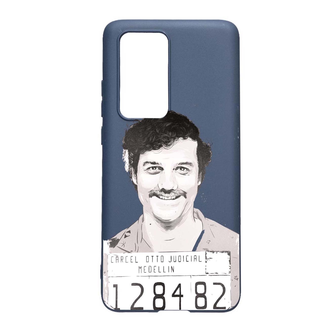 Husa Silicon Narcos Pablo Escobar, Movie Compatibila Cu Samsung Galaxy A72 4G / Galaxy A72 5G, rezistenta la uzura, anti-alunecare, AlaskanBlue, AB443