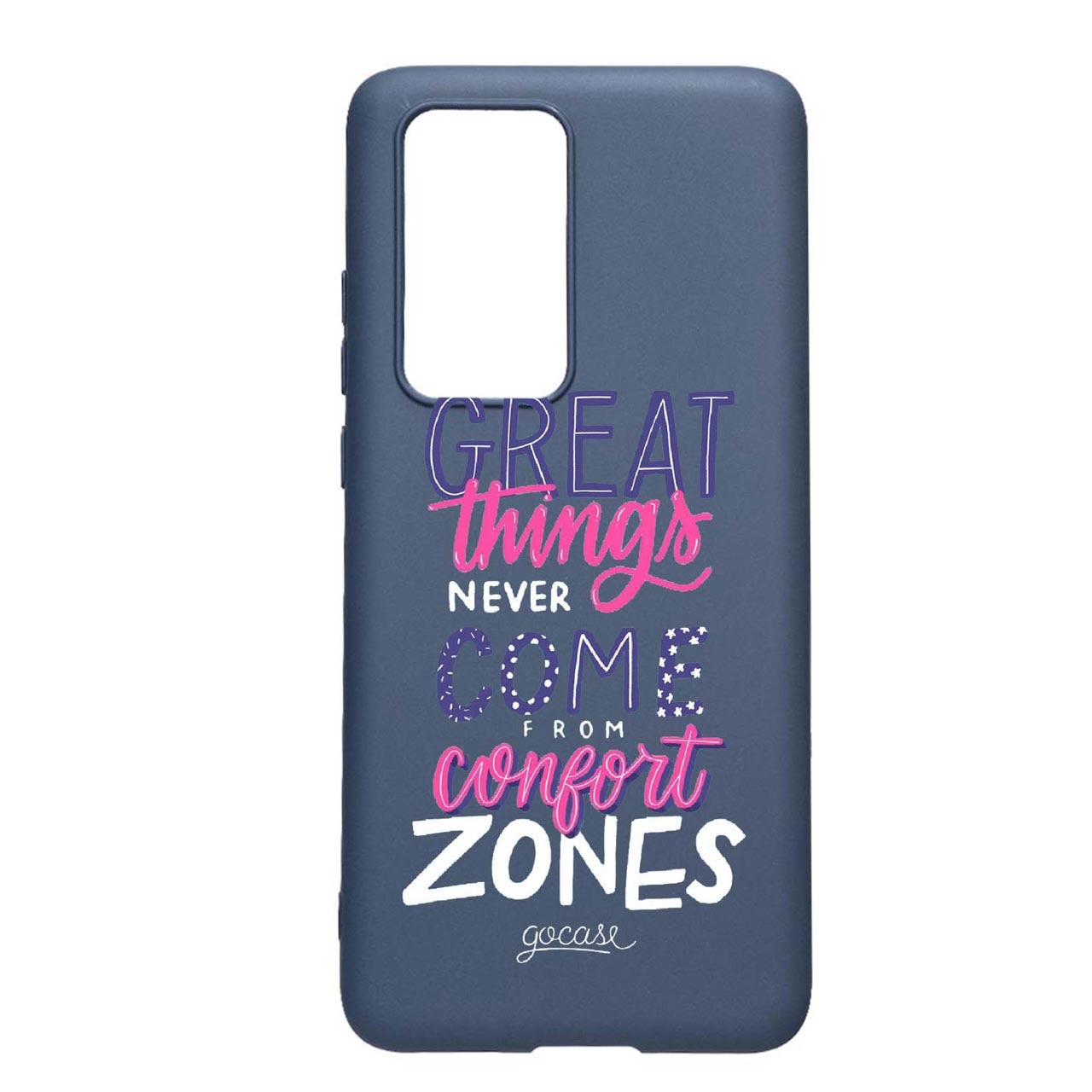 Husa Silicon Great Things, compatibila cu Samsung Galaxy A72 4G / Galaxy A72 5G, rezistenta la uzura, anti-alunecare, AlaskanBlue, AB486