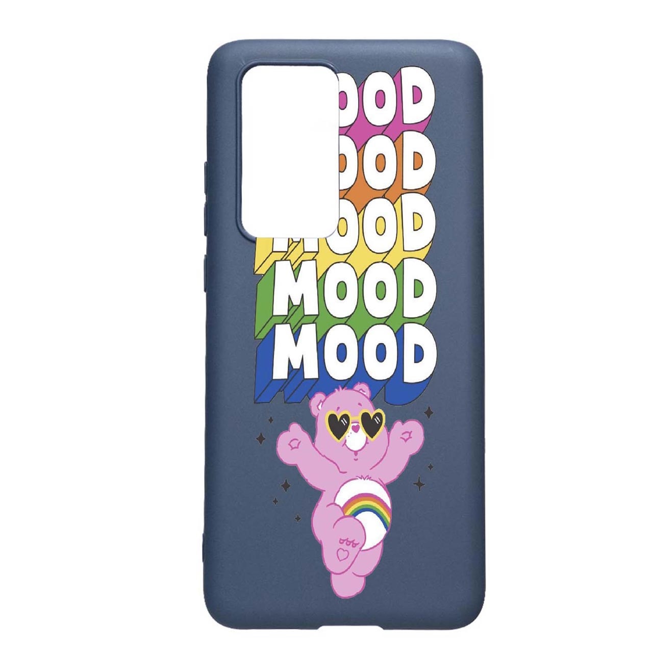 Husa Silicon Mood - Pink Bear, compatibila cu Samsung Galaxy A52 4G / Galaxy A52 5G, rezistenta la uzura, anti-alunecare, AlaskanBlue, AB599