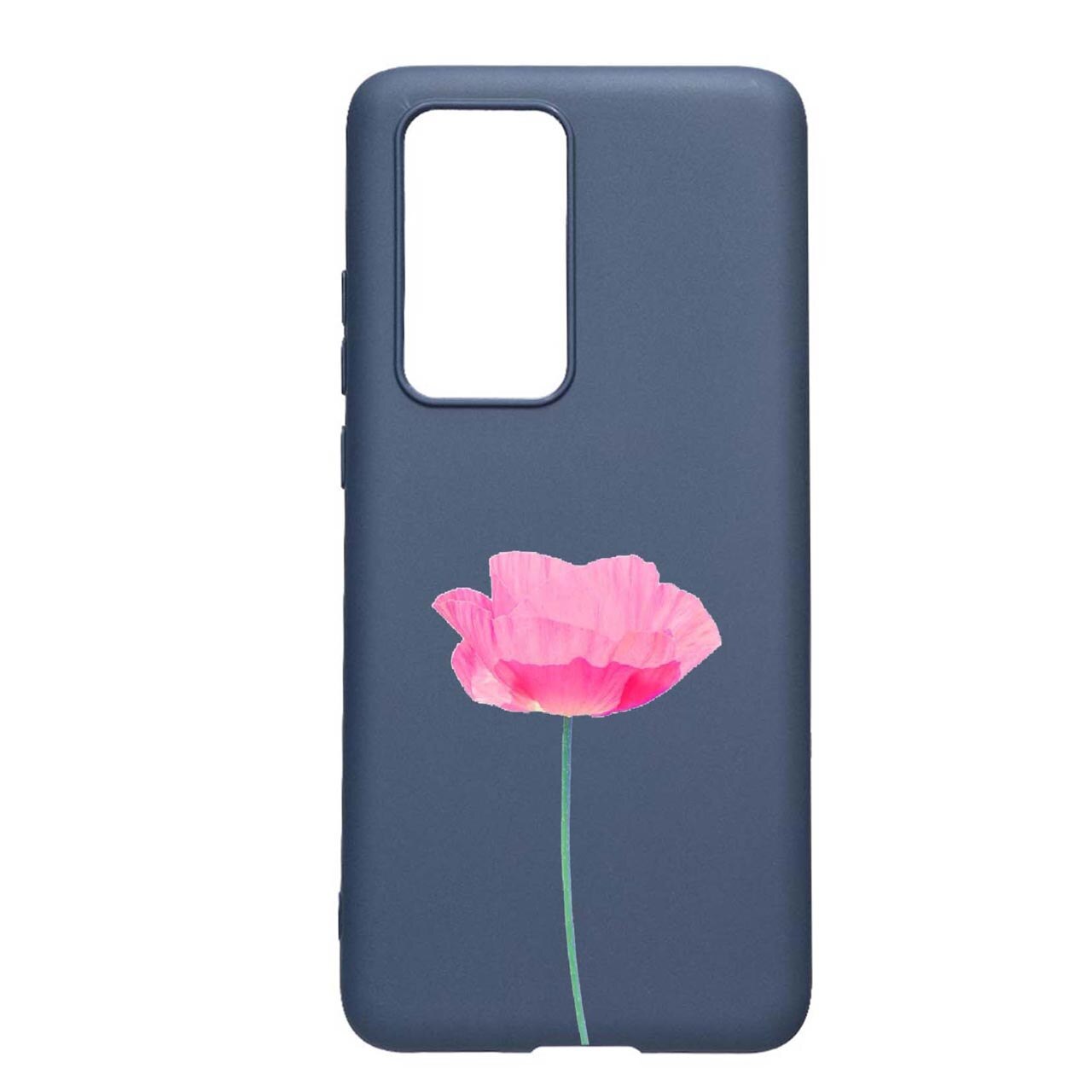 Husa Silicon Rose - Pastel colors, compatibila cu Samsung Galaxy M02s, rezistenta la uzura, anti-alunecare, AlaskanBlue, AB693