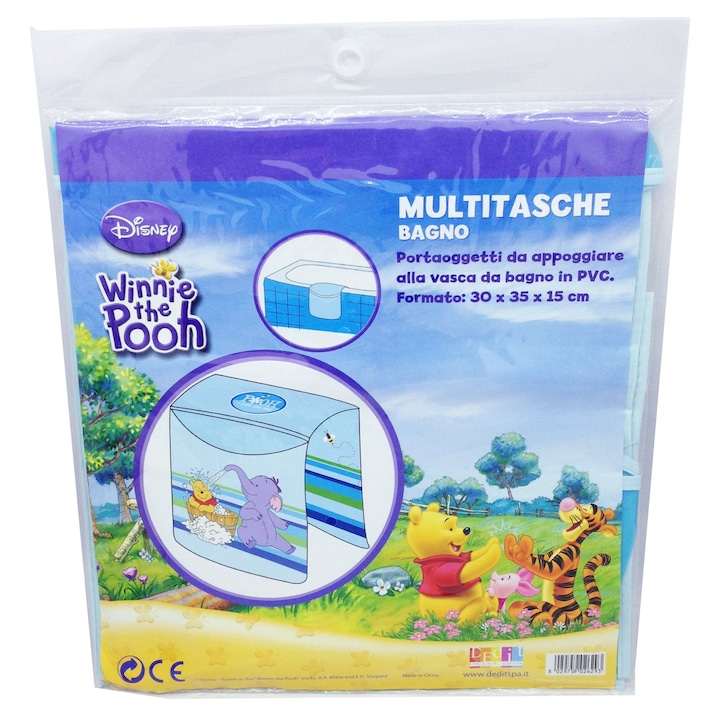 Поставка за вана Disney Мечо Пух, С големи джобове, 26293