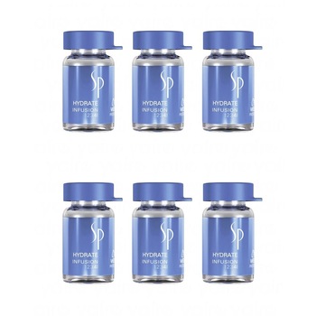 Tratament fiole Wella Professionals SP Hydrate Infusion pentru par uscat, 6 x 5 ml Tratament fiole Wella Professionals SP Hydrate Infusion pentru par uscat, 6 x 5 ml