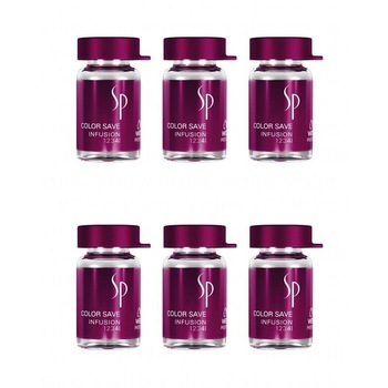 Tratament fiole Wella Professionals SP Color Save Infusion pentru par vopsit, 6 x 5ml Tratament fiole Wella Professionals SP Color Save Infusion pentru par vopsit, 6 x 5ml
