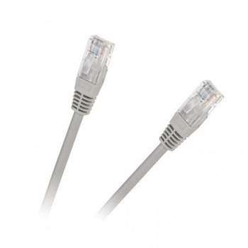 Cablu retea (patch cord) U/UTP CAT6 2XRJ45 30m, neecranat, gri Cablu retea (patch cord) U/UTP CAT6 2XRJ45 30m, neecranat, gri