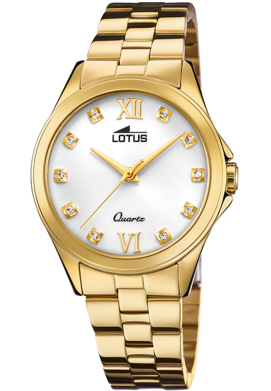 Ceas de dama Lotus 18740/2, 26 mm, Auriu