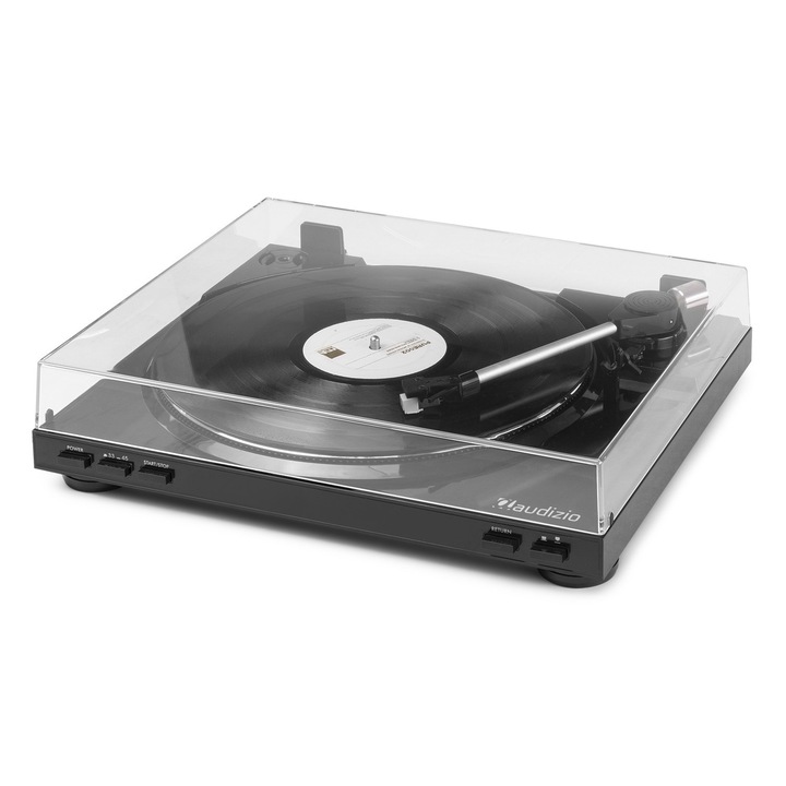 Audizio RP310 Bakelit lemezjátszó (USB/RCA), fekete (Audio-Technica hangszedő)
