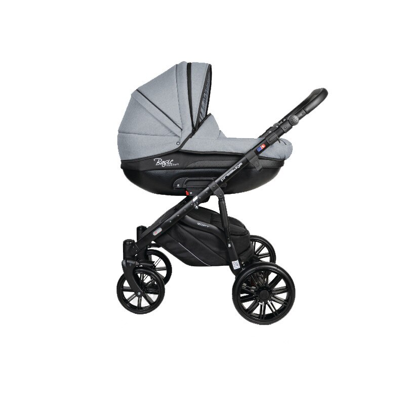 Carucior copii 3 in 1 MyKids Basic Soft Grey Gel