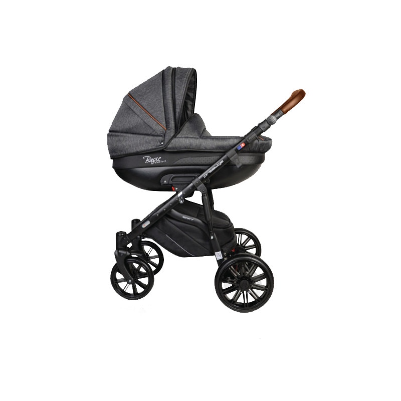 Carucior copii 3 in 1 MyKids Basic Soft Antracite Gel