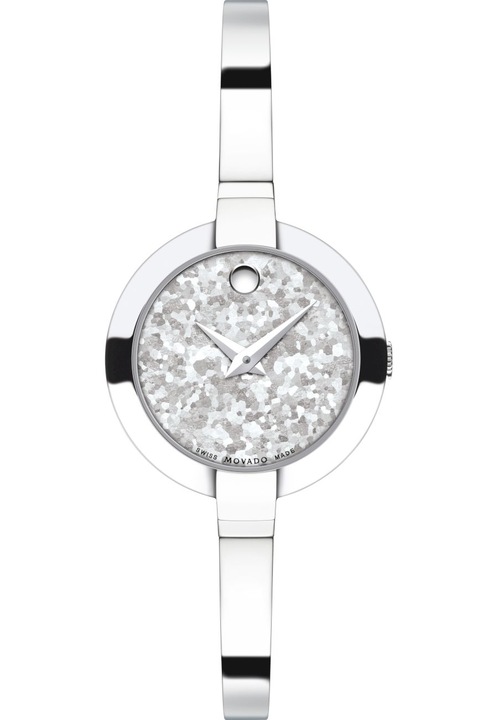 Uniszex óra Movado 607017, 3 ATM, ezüst