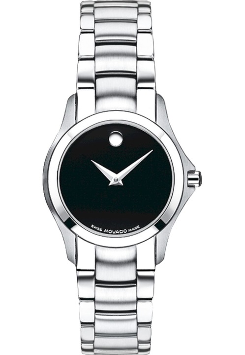 Uniszex óra Movado 605870, 3 ATM, ezüst