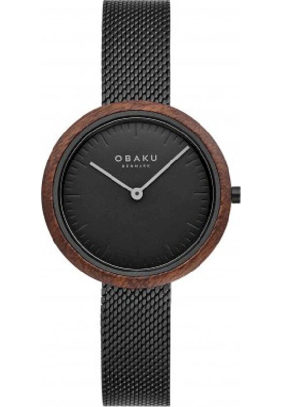 Ceas barbati, Obaku, 32mm, Analog, Negru