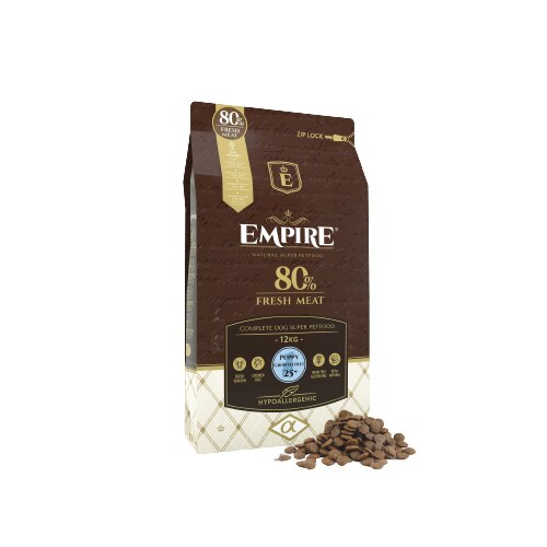 Set 2 pungi cu hrana pentru pui si juniori, EMPIRE, de rase mari 24 kg