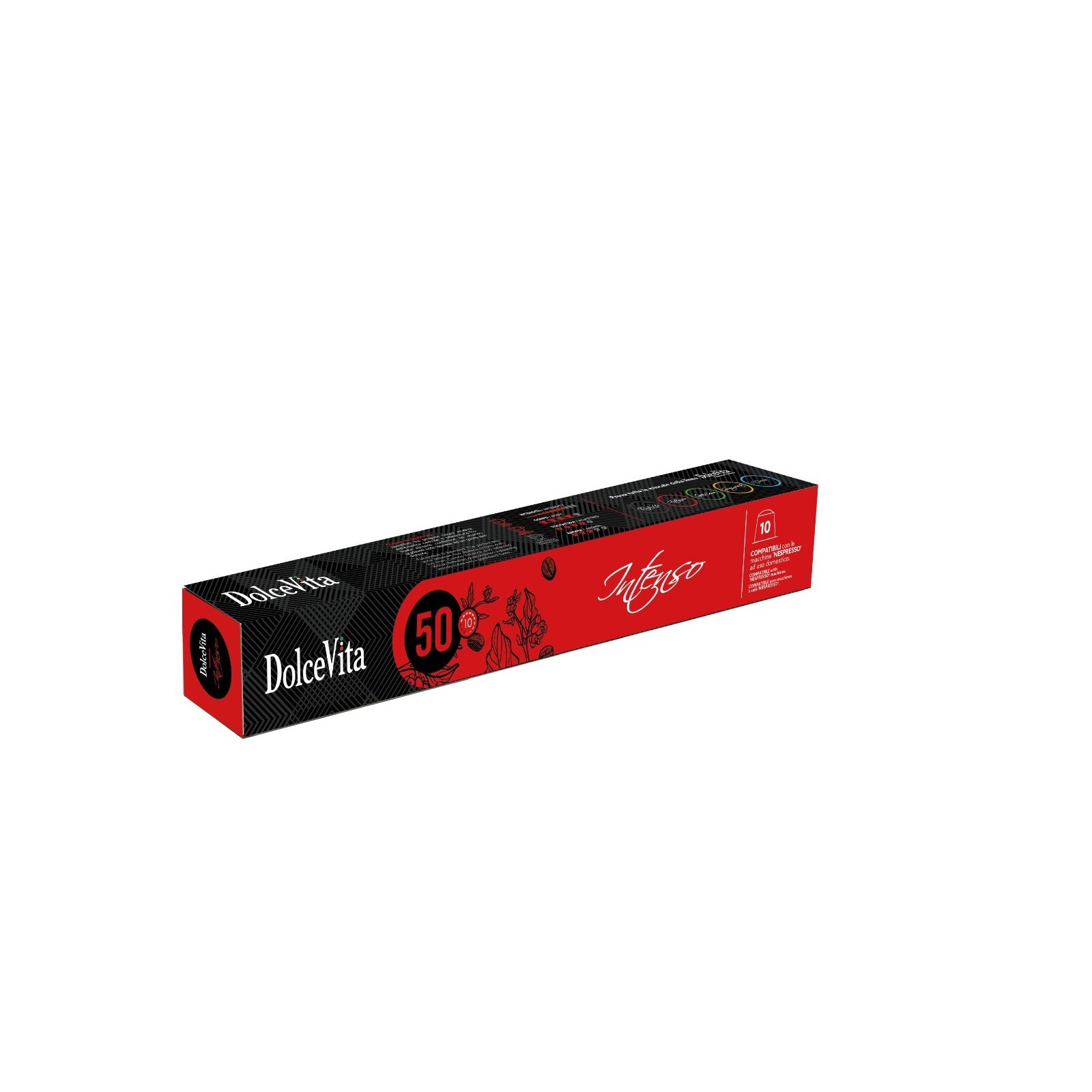 Capsule Aluminiu Cafea Intenso Dolce Vita 10 buc Compatibile Nespresso, 55 g
