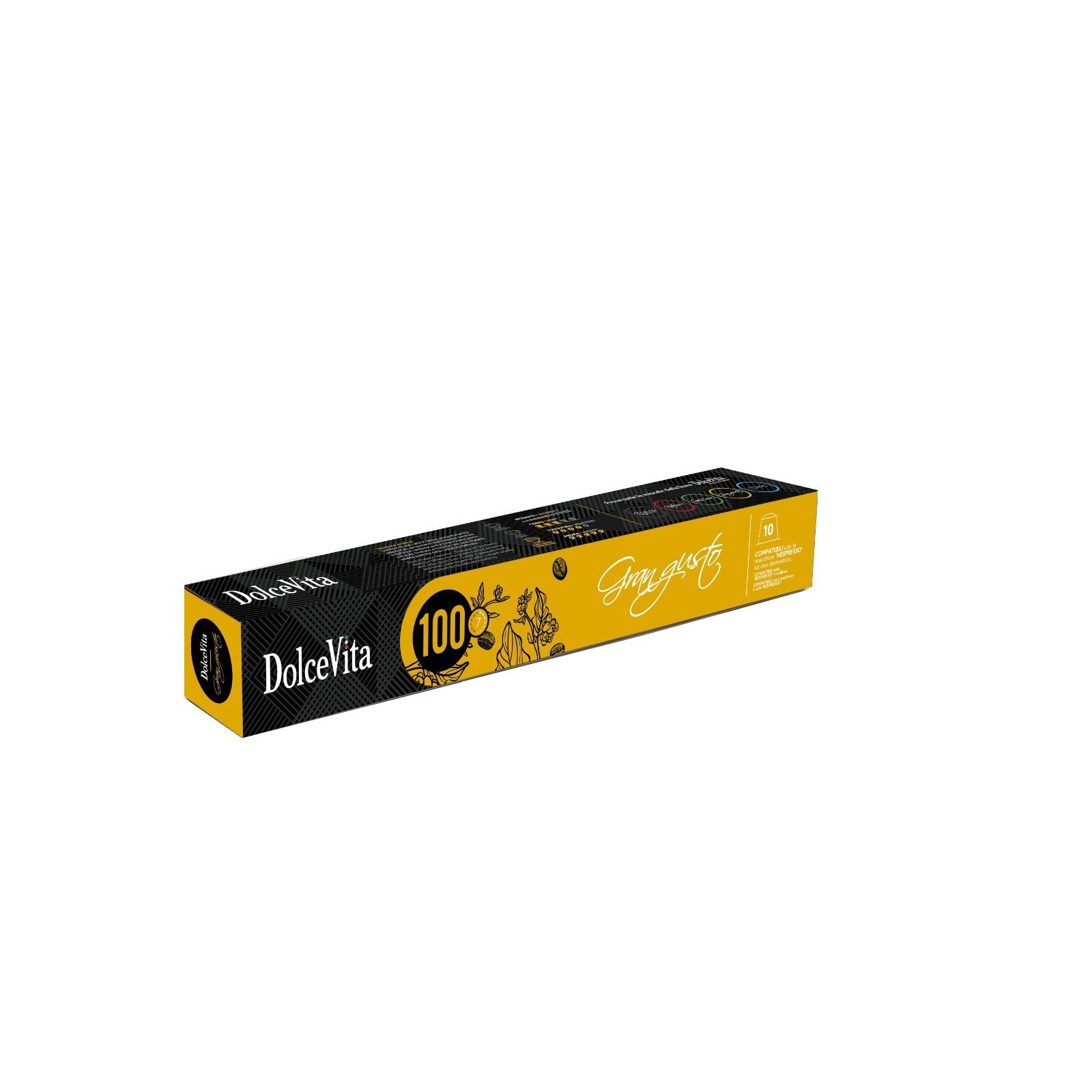 Capsule Aluminiu Cafea Gran Gusto Dolce Vita 10 buc Compatibile Nespresso, 55 g