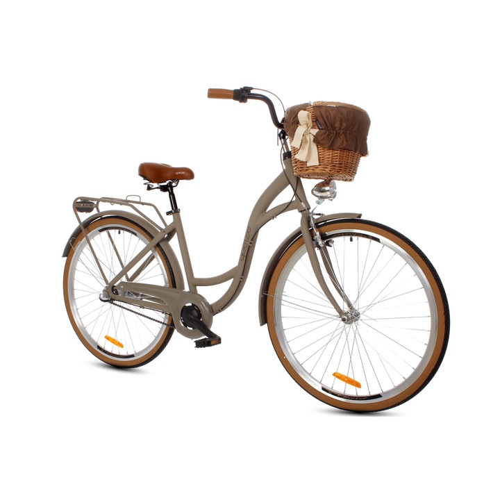 Велосипед Goetze® Style Pамка Алуминий 3 скоростен колела 28" тъмно кафяво 160-185 cm височина