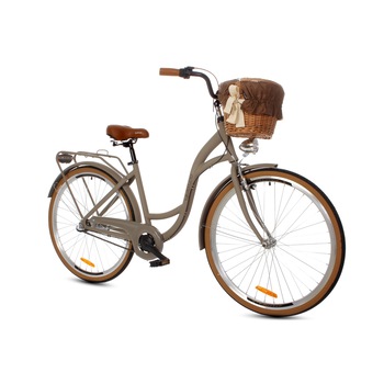Bicicleta Dama Aluminiu cu Cos Goetze Style, 3 viteze, 160-185 cm inaltime, Roata 28 Bicicleta Dama Aluminiu cu Cos Goetze Style, 3 viteze, 160-185 cm inaltime, Roata 28