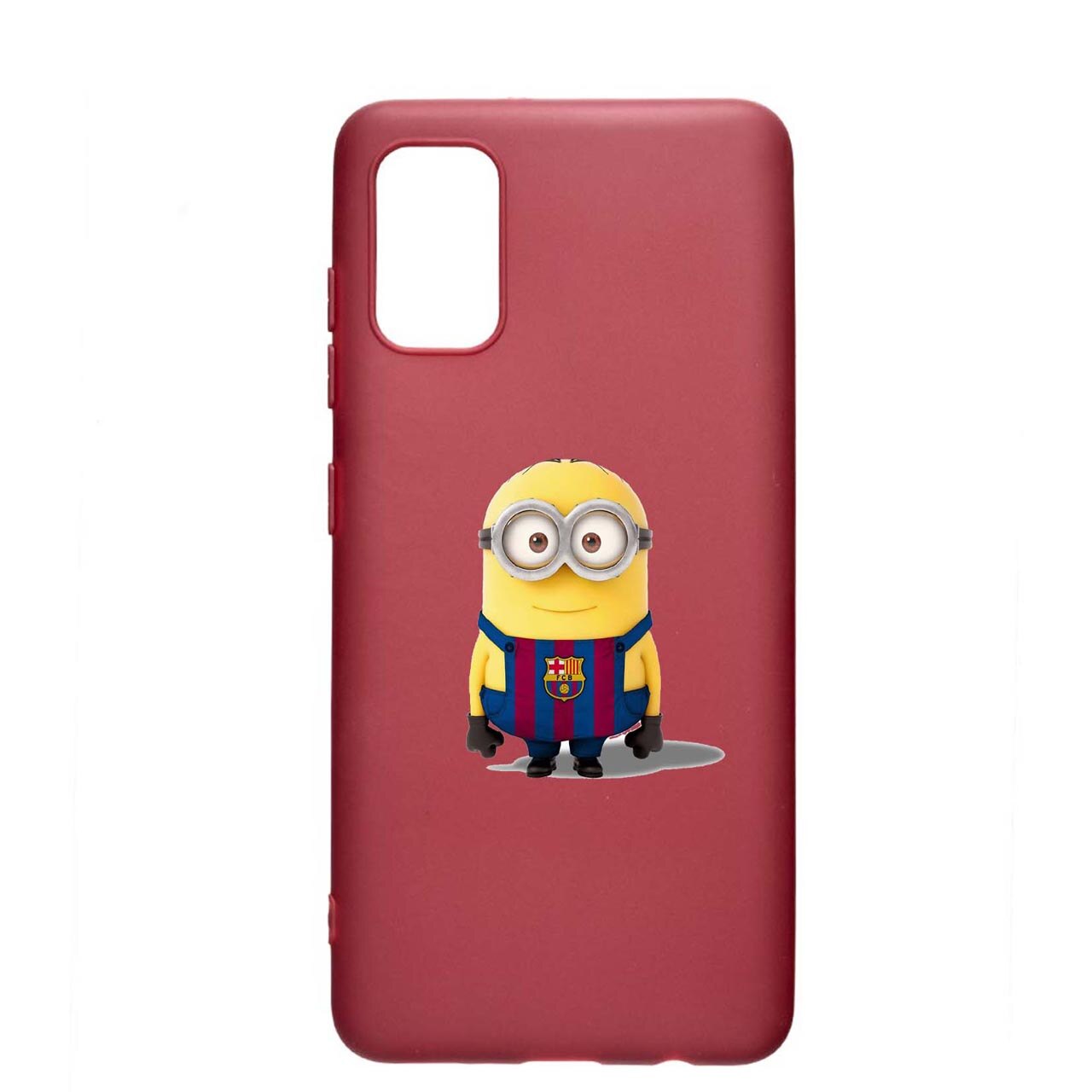 Husa Silicon Compatibila Cu Samsung Galaxy A72 4G / Galaxy A72 5G, Minion Football, rezistenta la uzura, anti-alunecare, Pomogranate, PG212