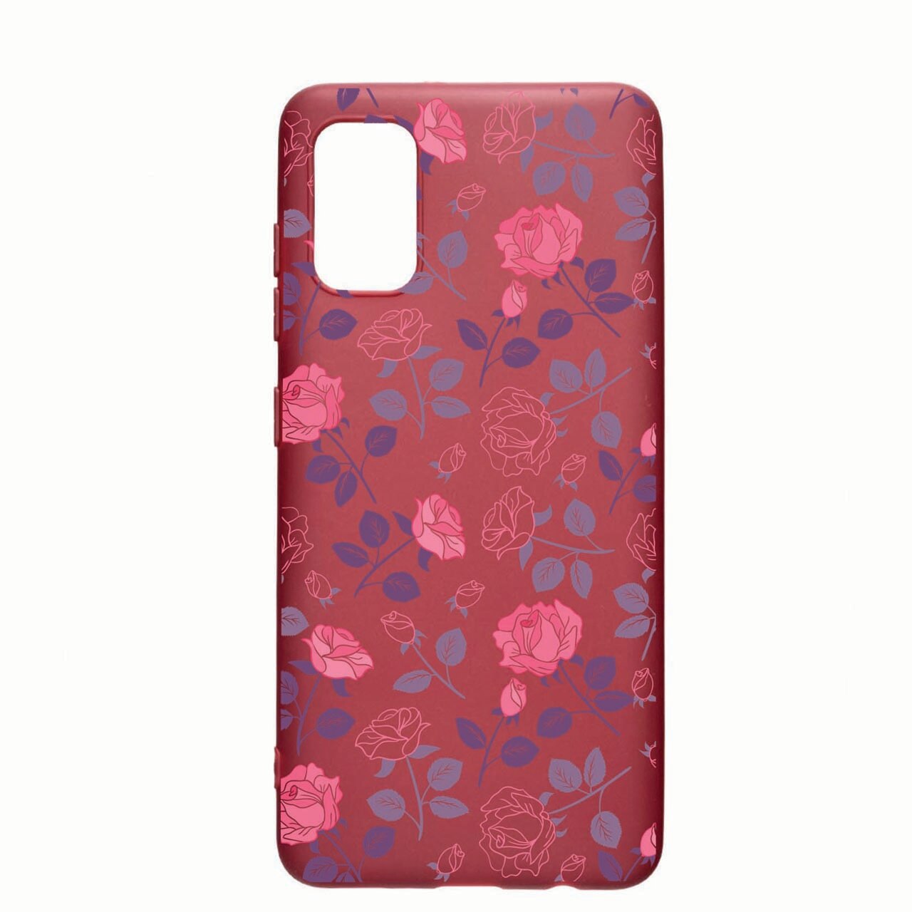 Husa Silicon Compatibila Cu Samsung Galaxy A32 5G, Rose, rezistenta la uzura, anti-alunecare, Pomogranate, PG168