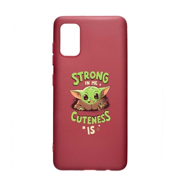 Husa Silicon Star Wars baby yoda, compatibila cu Huawei P Smart (2021), rezistenta la uzura, anti-alunecare, Pomogranate, PG400 Husa Silicon Star Wars baby yoda, compatibila cu Huawei P Smart (2021), rezistenta la uzura, anti-alunecare, Pomogranate, PG400