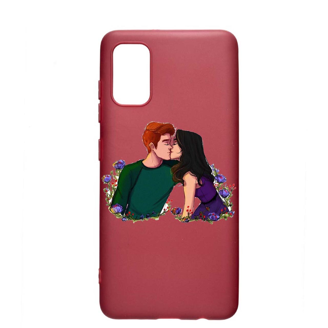 Husa Silicon Riverdale Love, Movie, compatibila cu Samsung Galaxy A52 4G / Galaxy A52 5G, rezistenta la uzura, anti-alunecare, Pomogranate, PG622