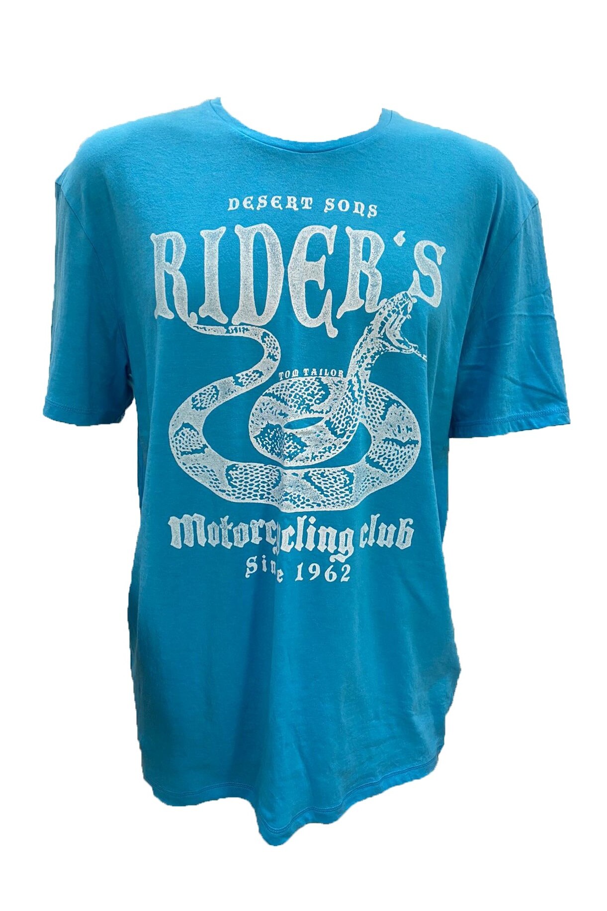 Tricou, Tom Tailor, 1034594.00.10 Albastru aqua, XL