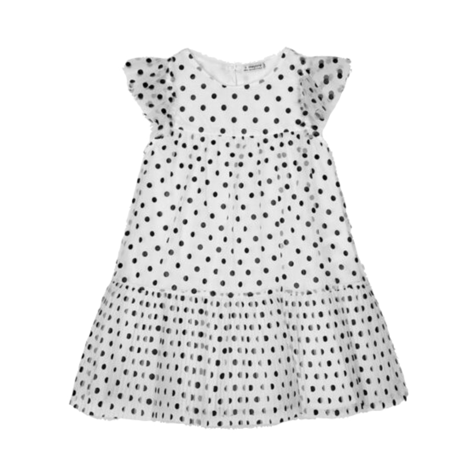 Rochie tul buline negre fetita Mayoral