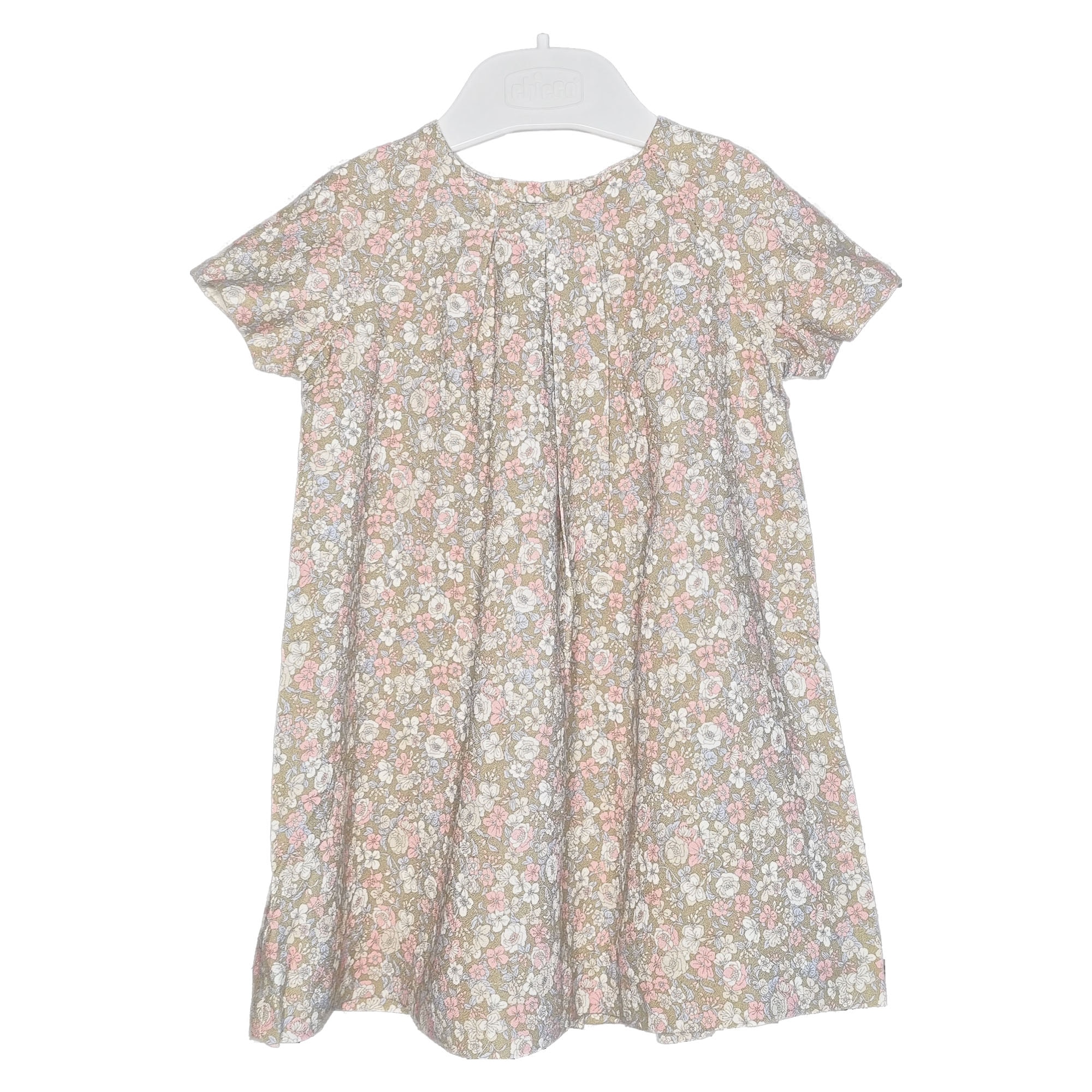 Rochita imprimeu floral, multicolor, Chicco, 74 cm 12 luni