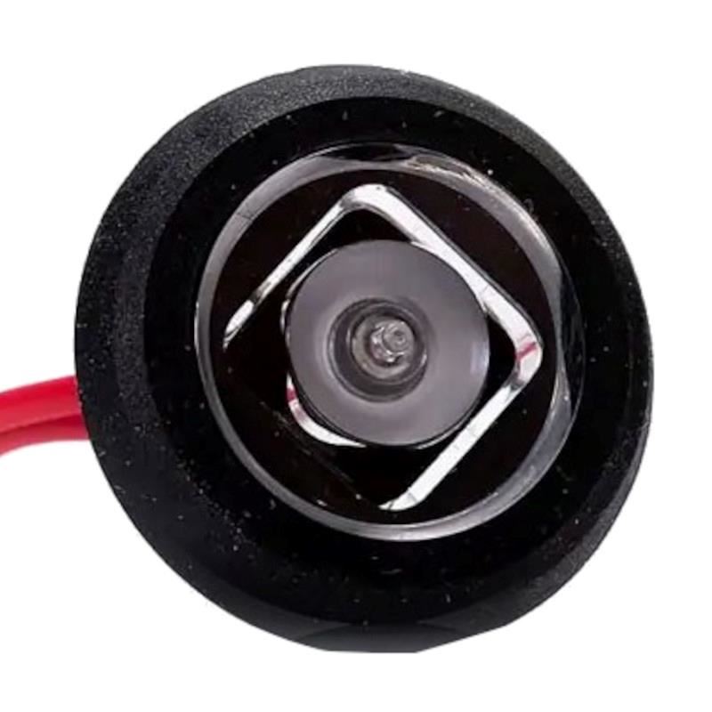 Lampa gabarit fi28, cu LED, incastrabila (fi19.6), rosie FT-074C Fristom