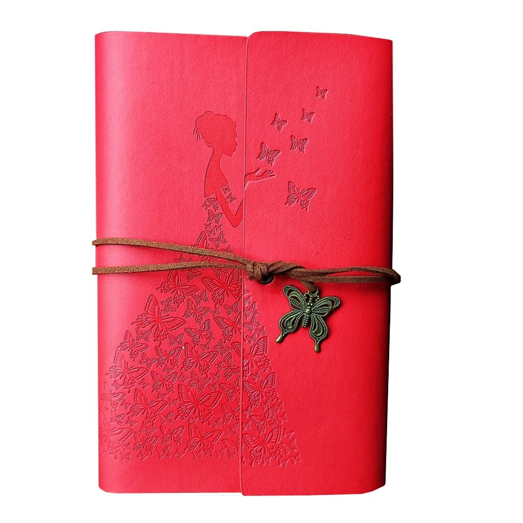 Agenda vintage rosie Diana 13x18cm, nedatata, jurnal retro