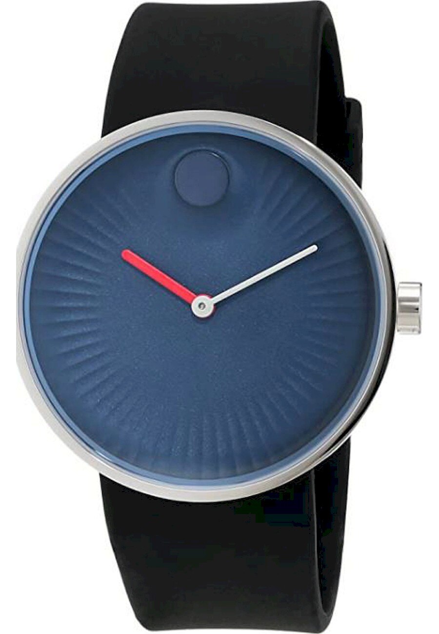 Ceas unisex Movado 3680004, 3 ATM, Negru