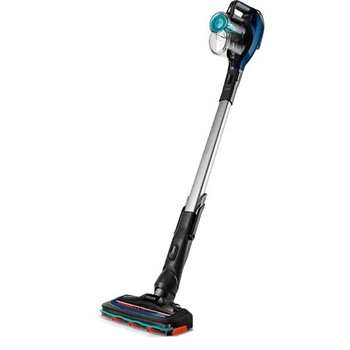 Aspirator vertical PHILIPS SpeedPro Aqua FC6719/01, 0.4l, 21.6V, Autonomie max 50 min, PowerCyclone 7, Albastru-Negru Aspirator vertical PHILIPS SpeedPro Aqua FC6719/01, 0.4l, 21.6V, Autonomie max 50 min, PowerCyclone 7, Albastru-Negru