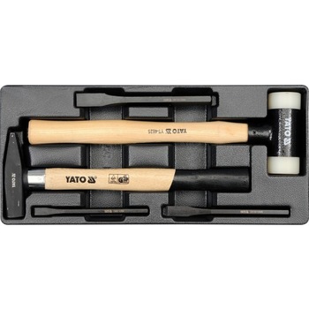 Set 5 ciocane si dalti pentru dulap Yato Set 5 ciocane si dalti pentru dulap Yato