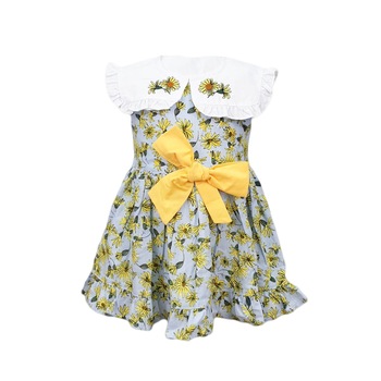 Rochie botez cu flori multicolore, marime 62-68 cm, varsta 3-6 luni Rochie botez cu flori multicolore, marime 62-68 cm, varsta 3-6 luni