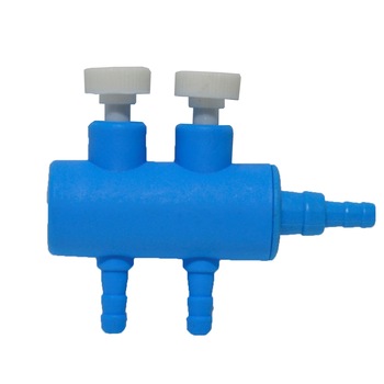 Distribuitor aer plastic cu 2 robineti Distribuitor aer plastic cu 2 robineti