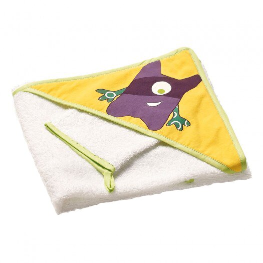 Prosop de baie Thermobaby Little Monster, 70x70 cm