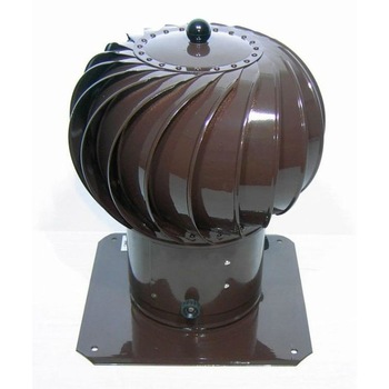 Capat cos de fum rotativ, Dospel TRN 150 /B, diametru 150 mm, otel galvanizat, maro Capat cos de fum rotativ, Dospel TRN 150 /B, diametru 150 mm, otel galvanizat, maro