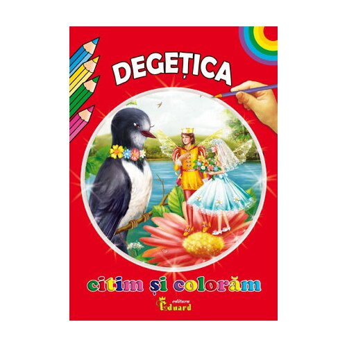 Citim si Coloram Degetica - H.C. Andersen