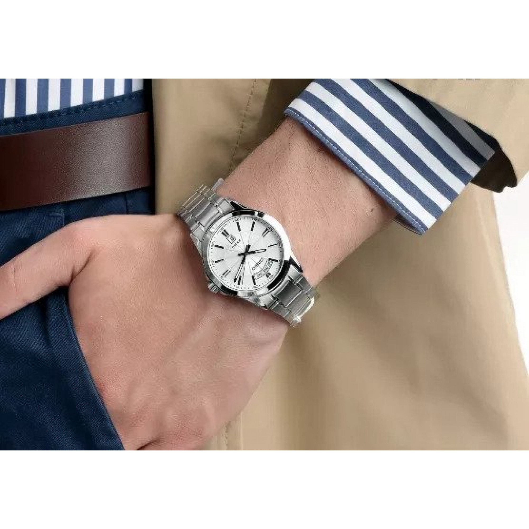 Мъжки часовник Casio, Collection MTP-13, MTP-1381D-7A - eMAG.bg