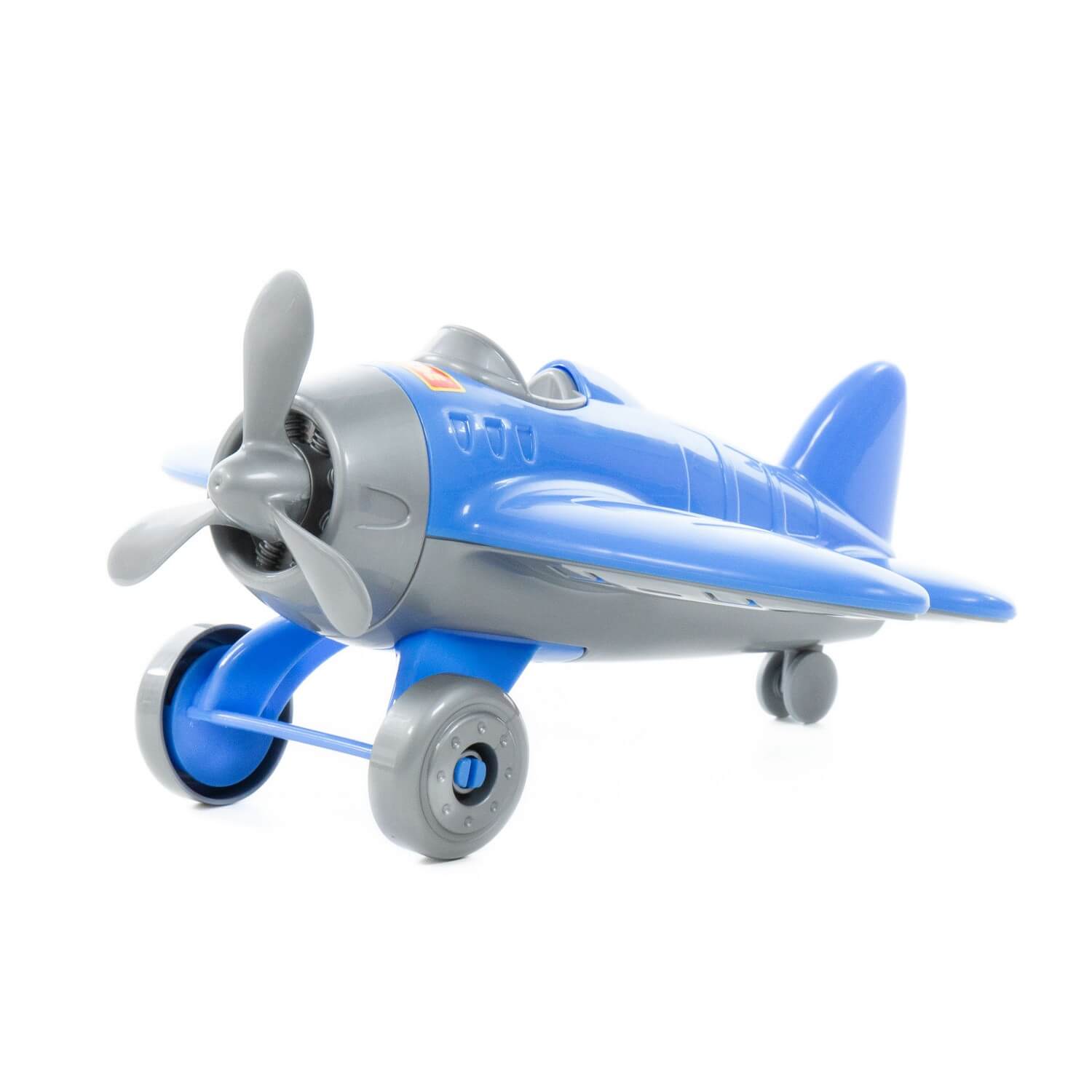 Avion cu elice Omega Polesie 22 cm , Albastru , Robentoys