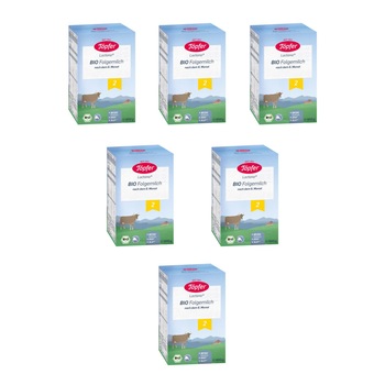Lapte praf Topfer 2 Lactana Bio de la 6 luni, pachet 6 cutii, 600 g fiecare Lapte praf Topfer 2 Lactana Bio de la 6 luni, pachet 6 cutii, 600 g fiecare